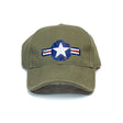 Star & Bar Hat in Olive Green