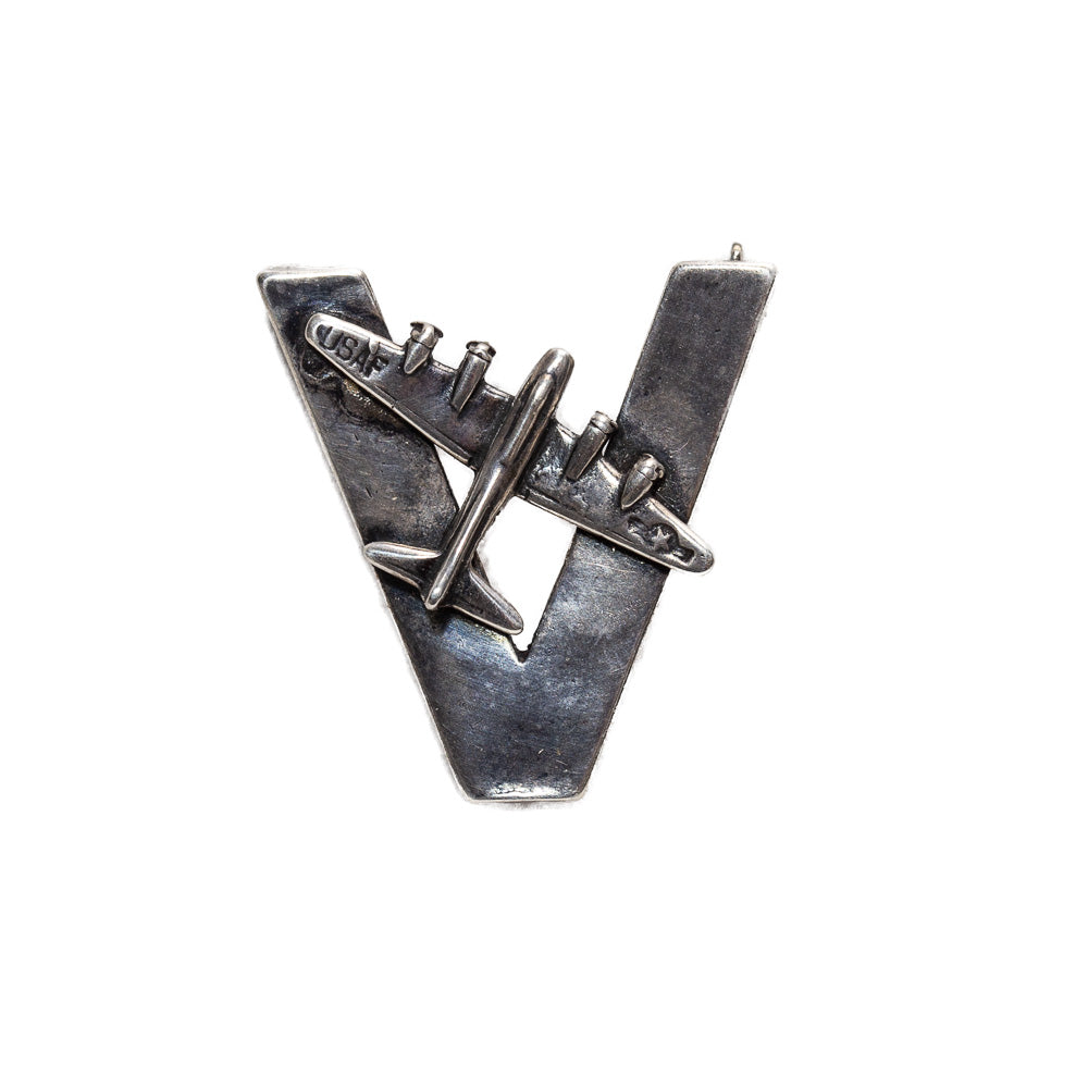 Sterling Silver B-17 Victory Pin