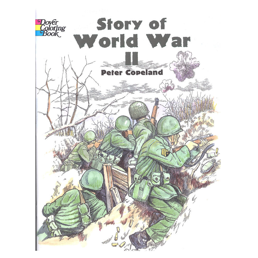 Story of World War II Coloring Book