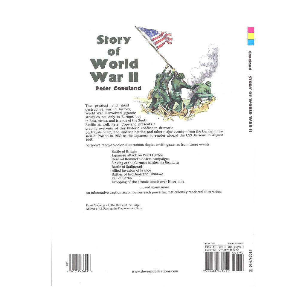 Story of World War II Coloring Book