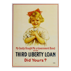 Third Liberty Loan Bond Vintage Reproduction Poster