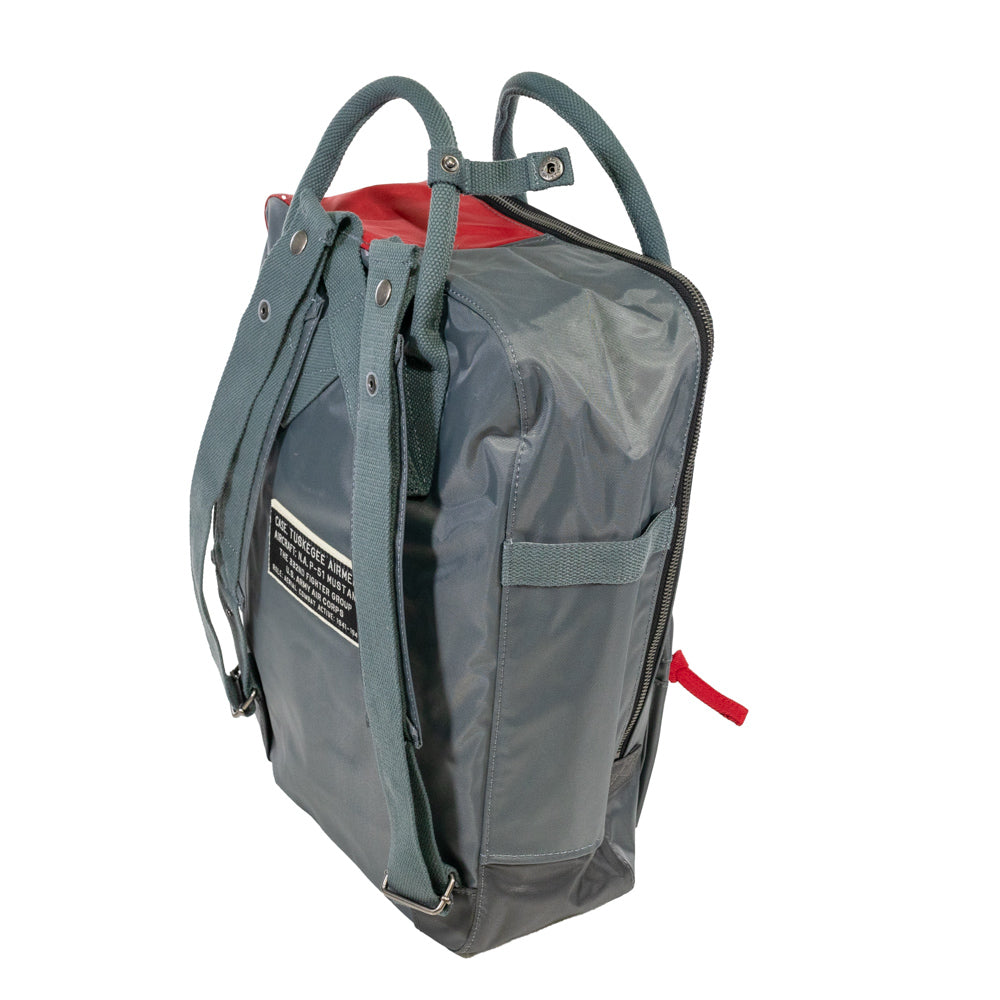 70〜80's アビエーターバッグ/コットン製/made in USA/USAF US Air Force Recycled Military Tent Crossbody - Vintage