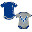 U.S. Air Force Logo Onesie 2-Pack