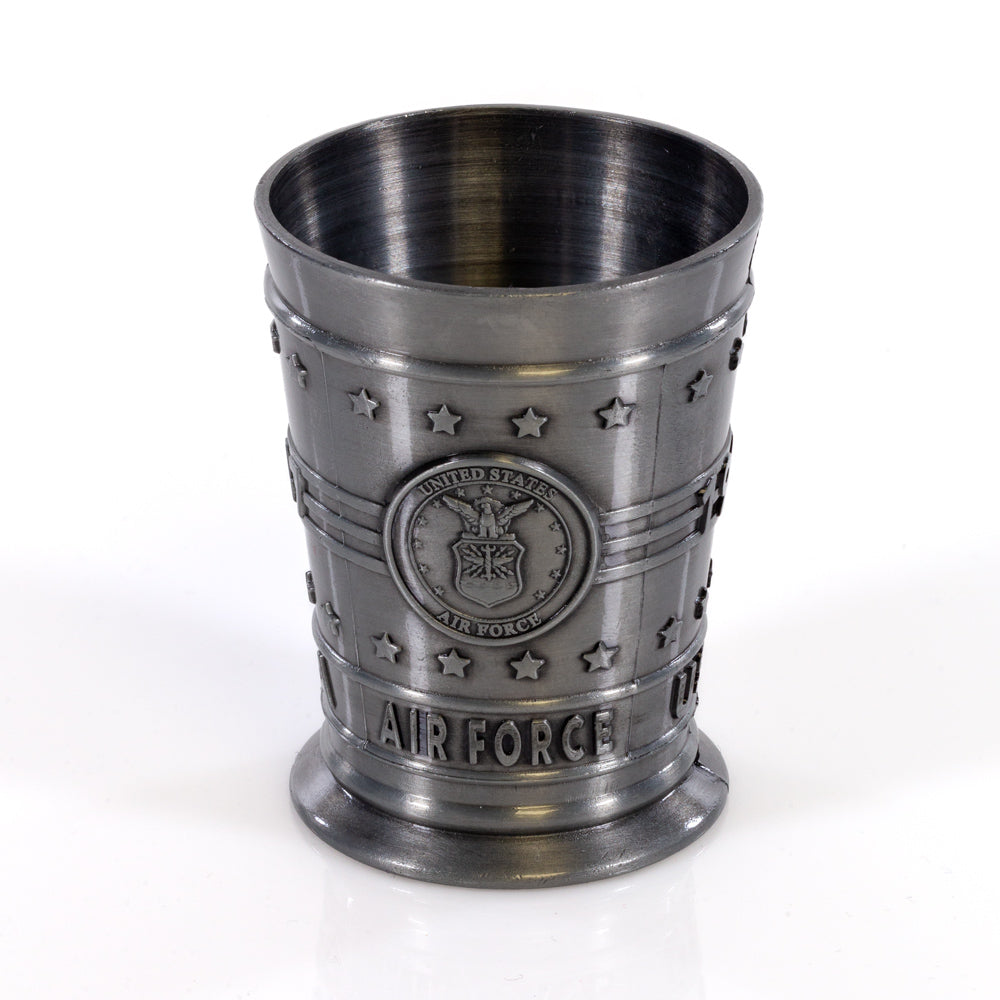 U.S. Air Force Molded Metal Shot Glass