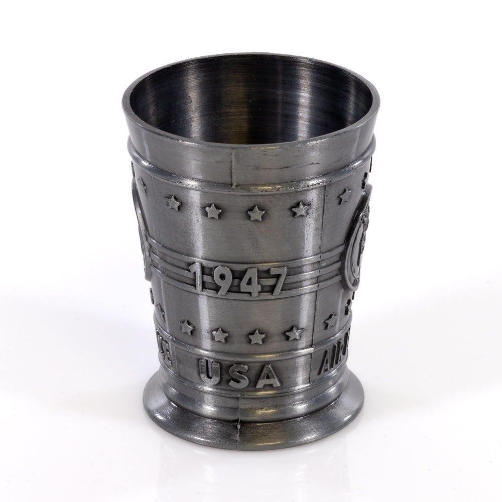 U.S. Air Force Molded Metal Shot Glass