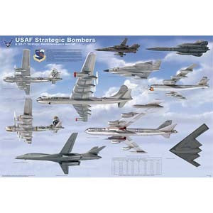 U.S. Air Force Strategic Bombers Poster