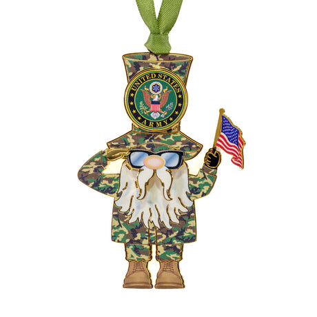 U.S. Army Gnome Ornament