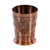 U.S. Army Molded Metal Shot Glass