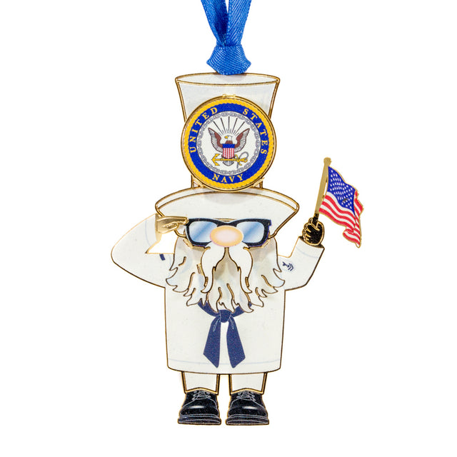 U.S. Navy Gnome Ornament