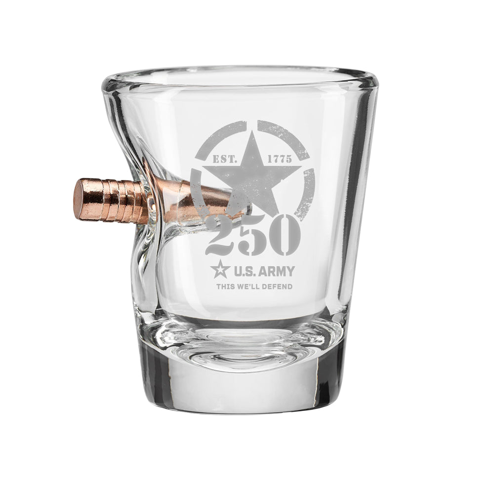 US Army 250th Anniversary Shot Glass