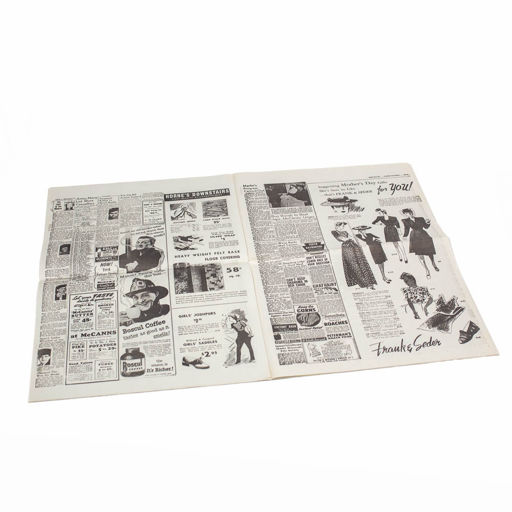 V-E Day Vintage Reproduction Newspaper