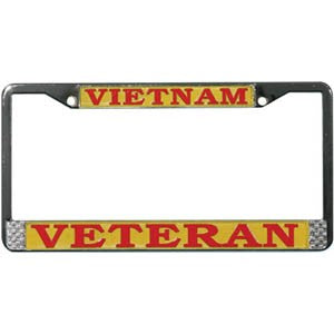 Vietnam Veteran License Plate Frame