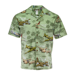 WWII Bomber Hawaiian Aloha Shirt