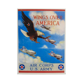 Wings Over America Vintage Reproduction Poster
