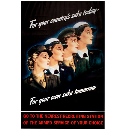 Women In Service Recruiting Poster