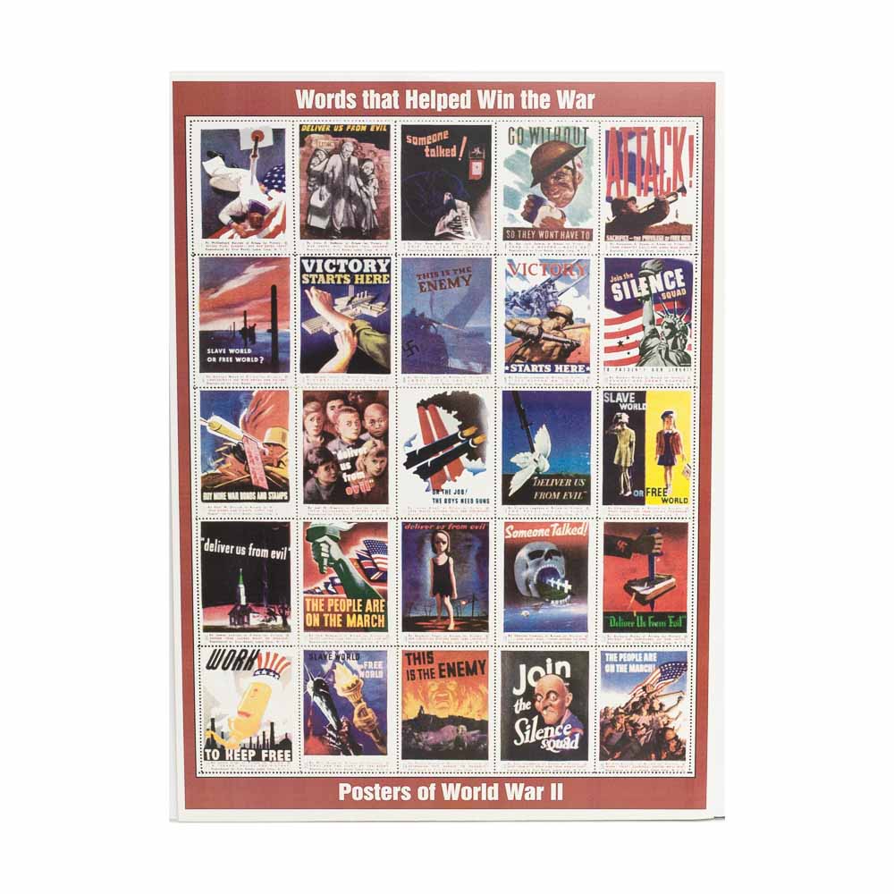 Words That Helped Win the War Vintage Reproduction Poster