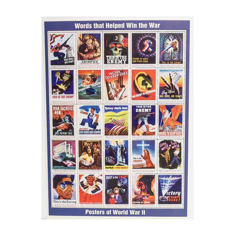 Words that Helped Win the War Vintage Reproduction Poster 