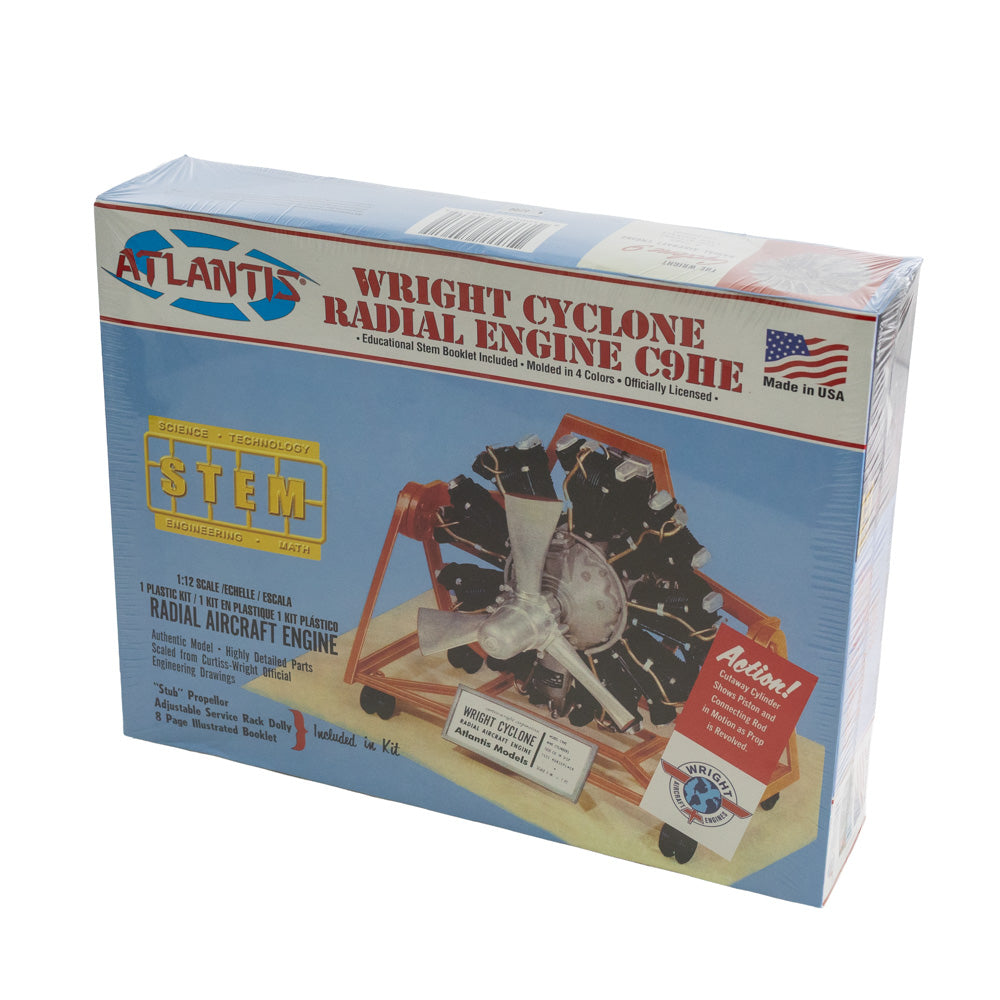 Cyclone Physics Engine Examples Wright Cyclone Radial Engine C9HE Model Kit – Air Force Museum Store