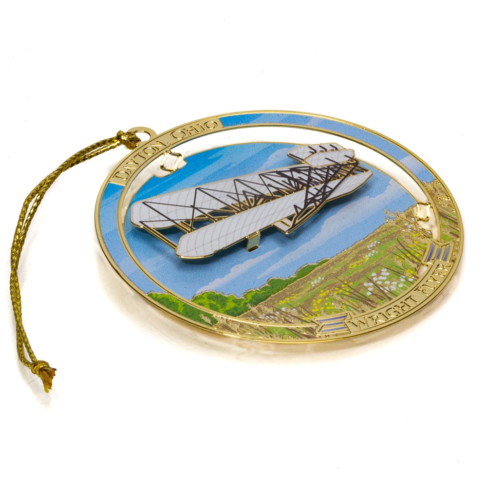 Wright Flyer Disc Ornament