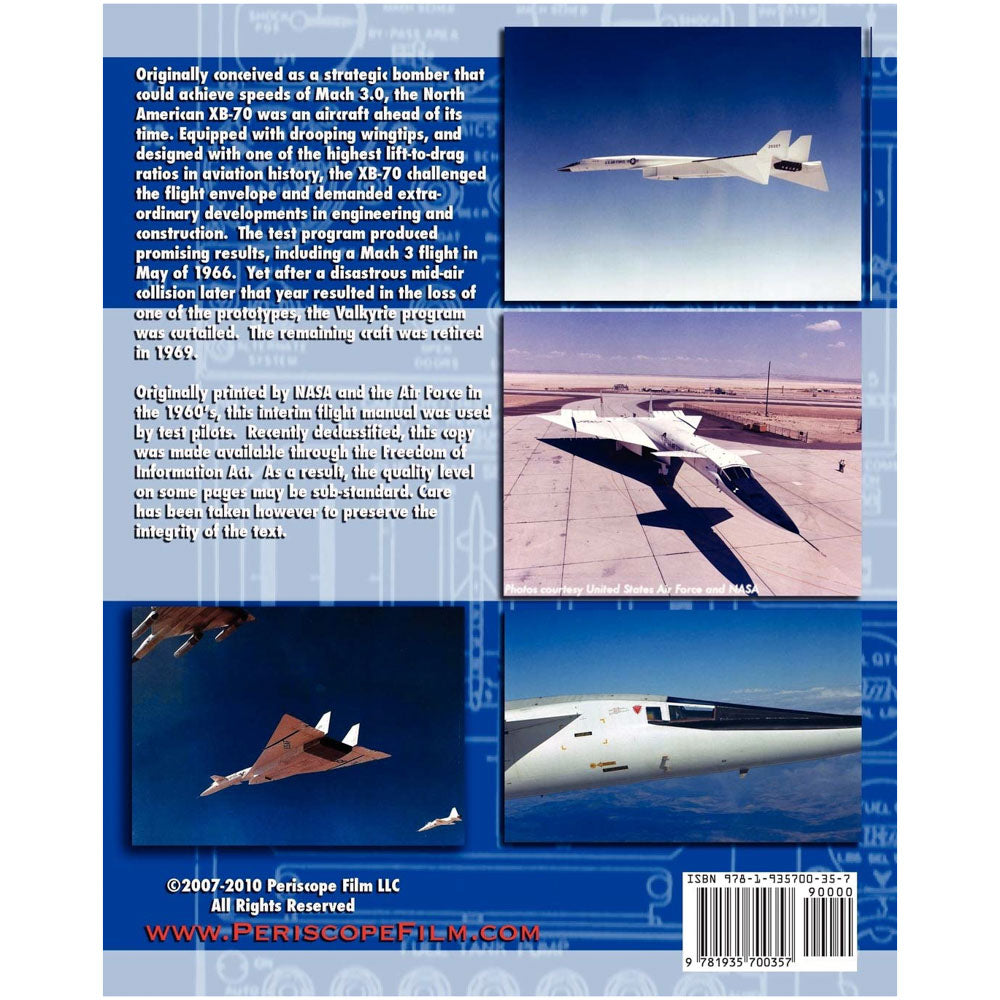 XB-70 Valkyrie Pilot's Flight Operating Instructions