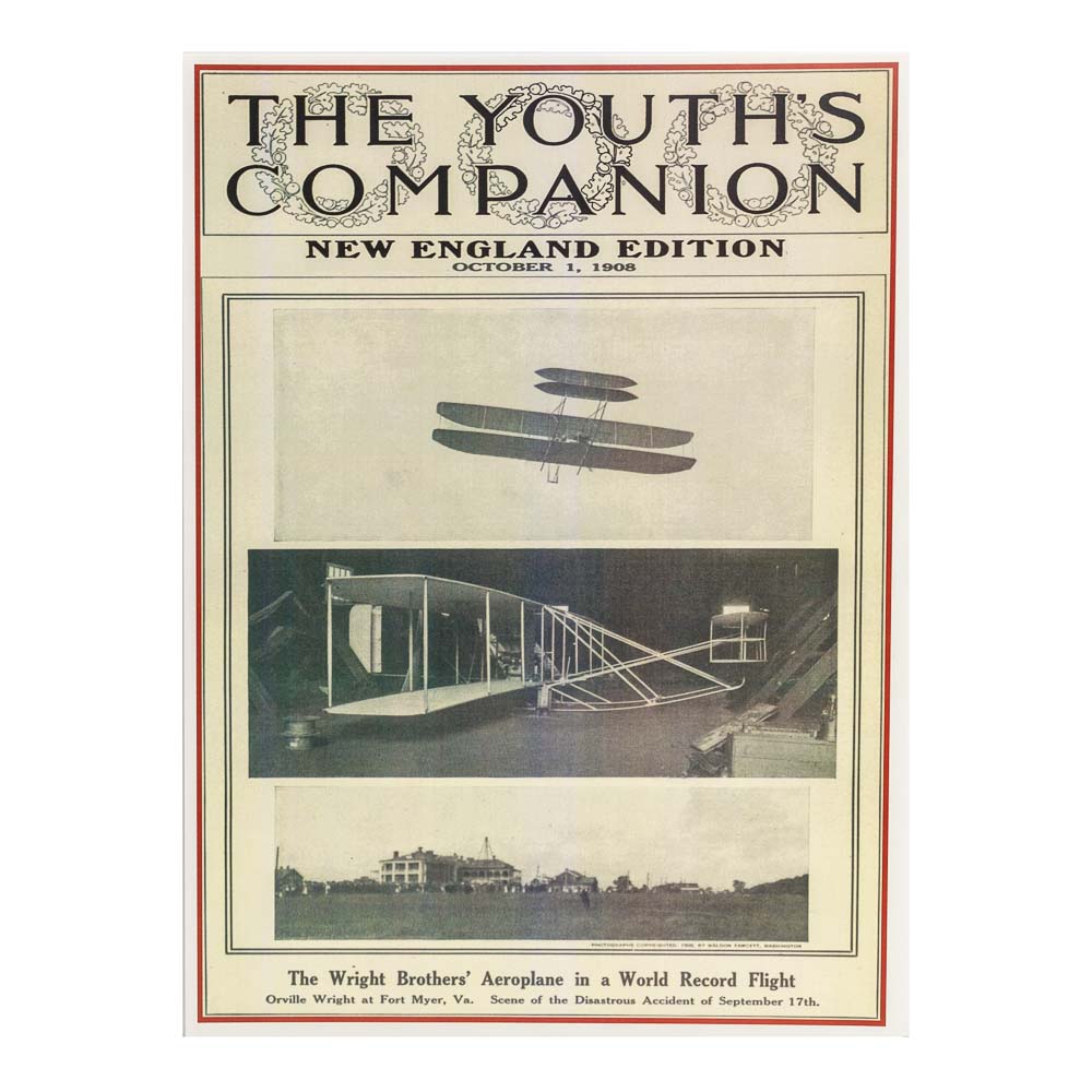 Youth's Companion New England Edition 1908 Vintage Reproduction Poster